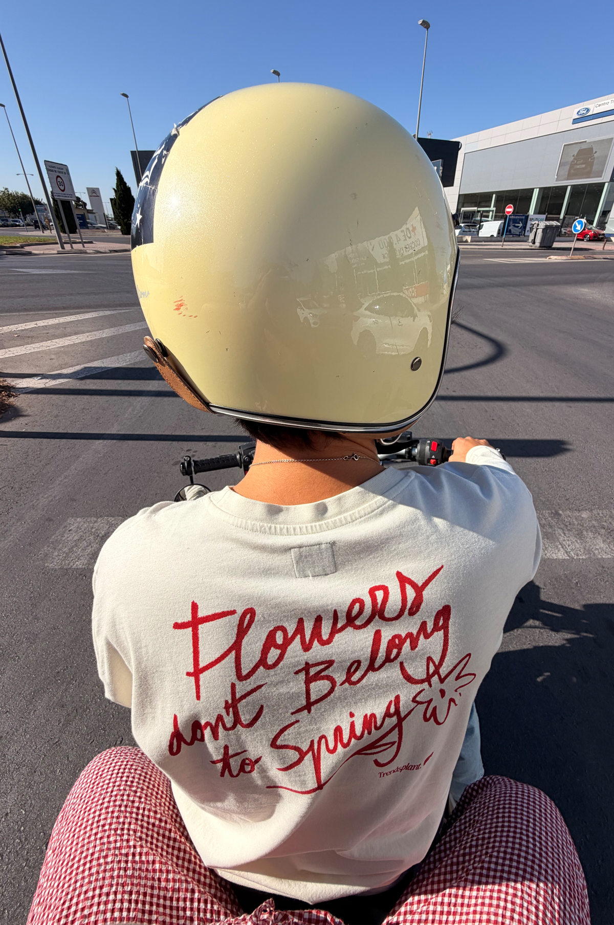 TRENDSPLANT – T-shirt Flowers L/S Antique