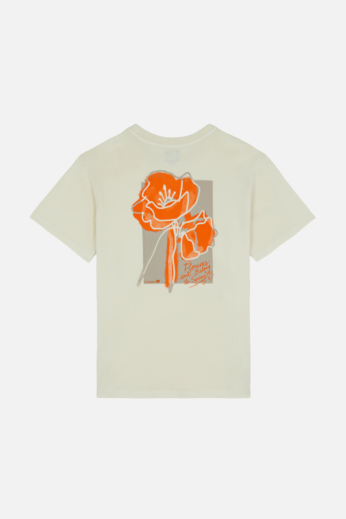 TRENDSPLANT – T-shirt Amapola Antique White