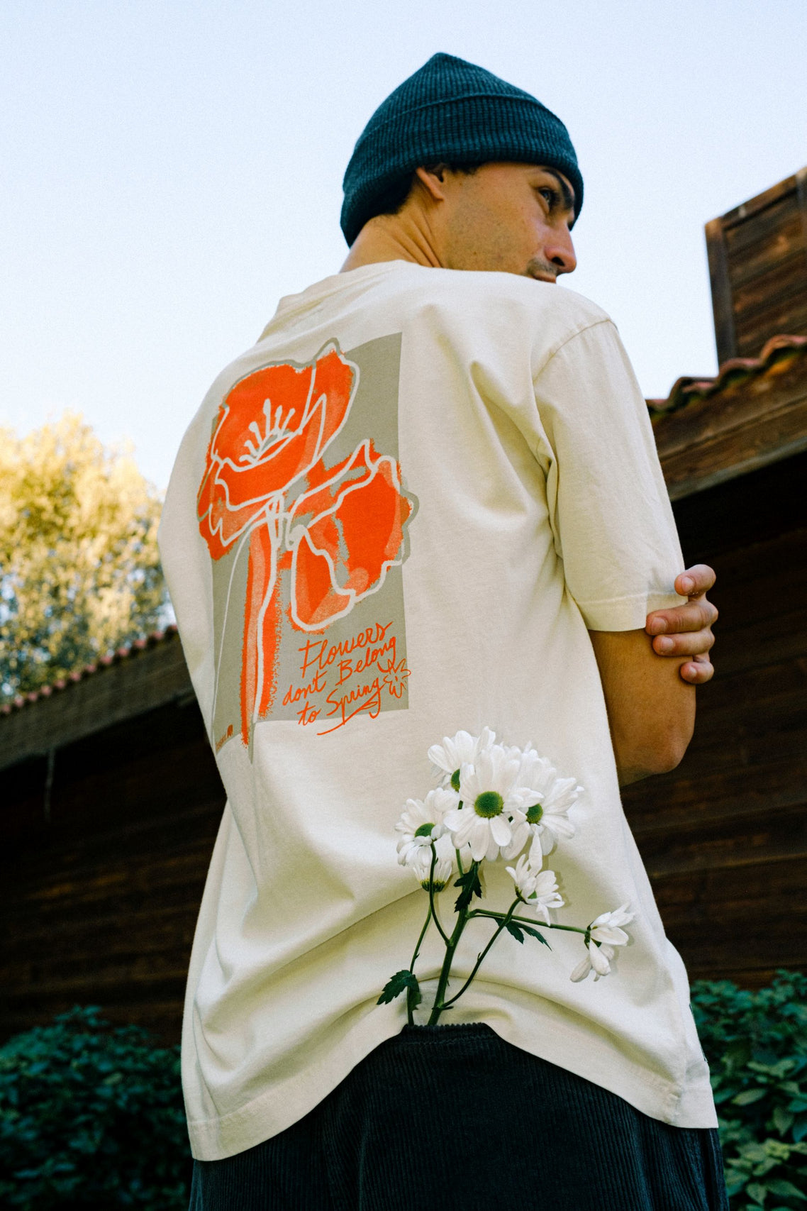 TRENDSPLANT – T-shirt Amapola Antique White
