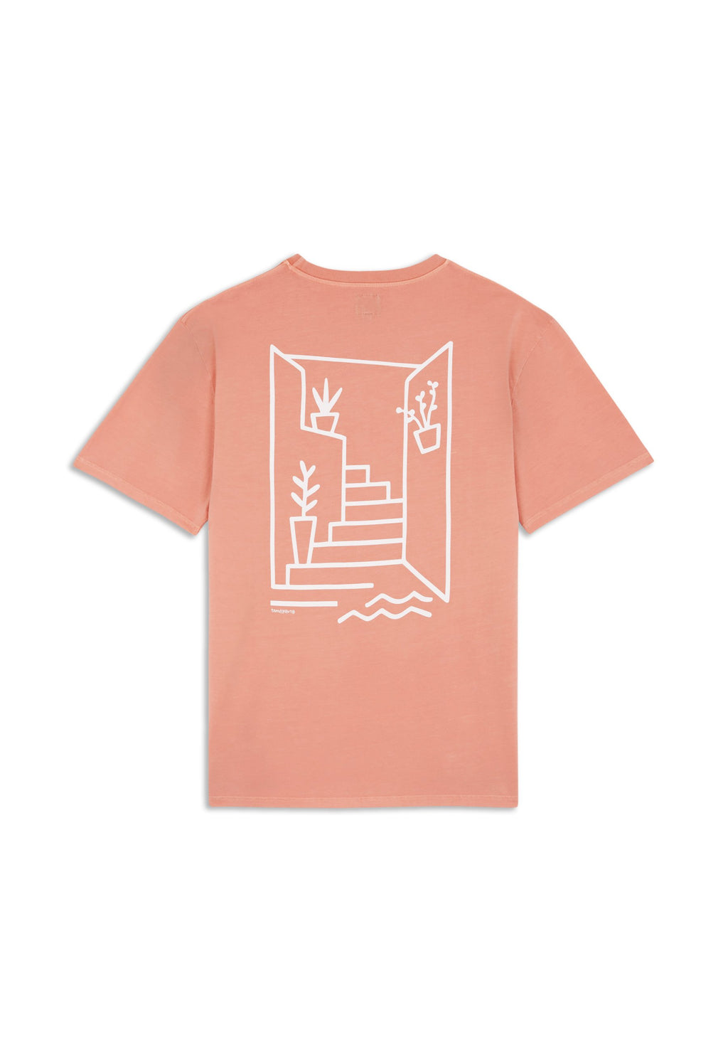 TRENDSPLANT – T-Shirt Imprimé Sant Miquel Salmon Pink
