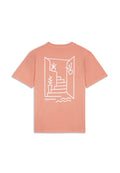 TRENDSPLANT – T-Shirt Imprimé Sant Miquel Salmon Pink