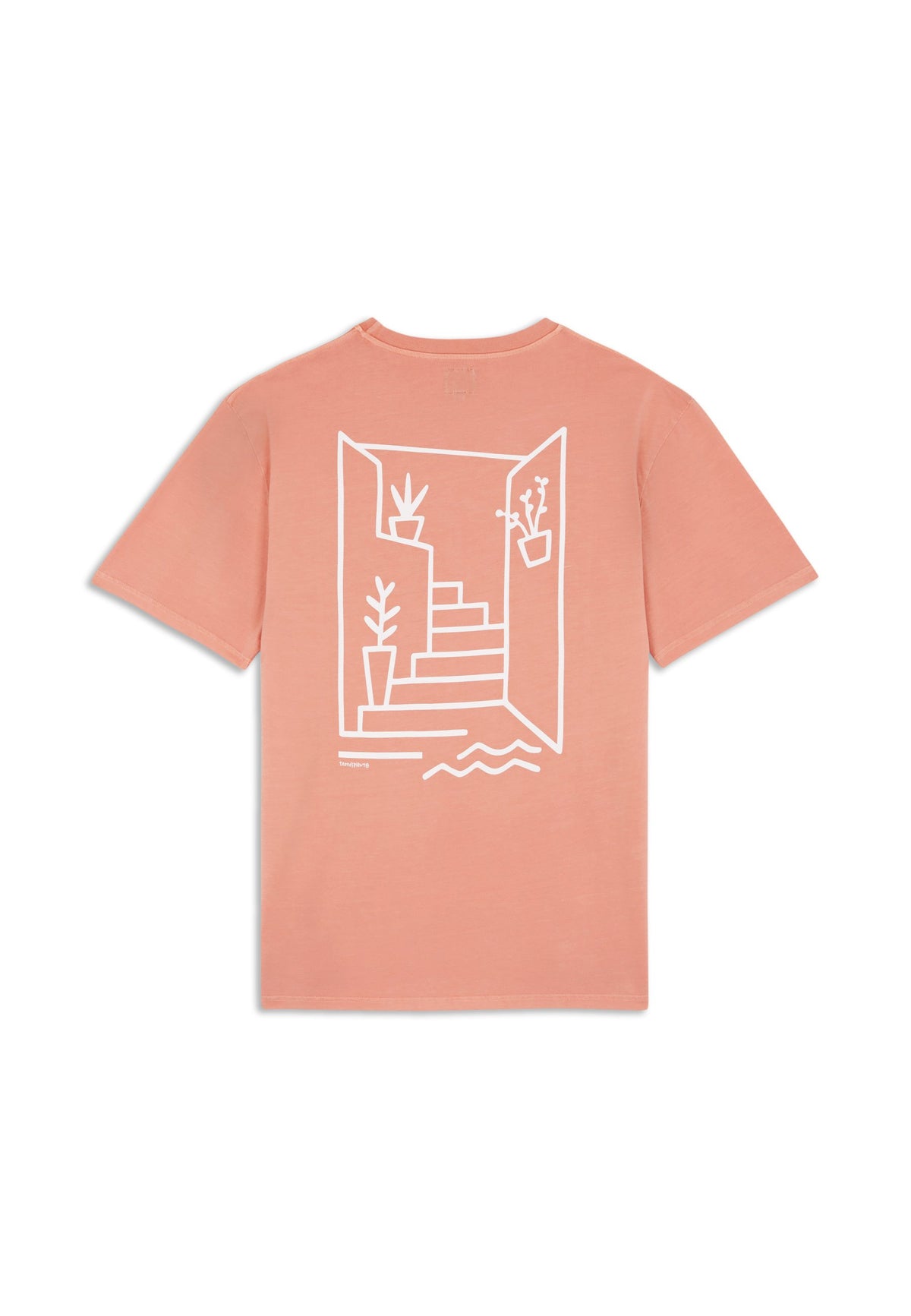 TRENDSPLANT – T-Shirt Imprimé Sant Miquel Salmon Pink