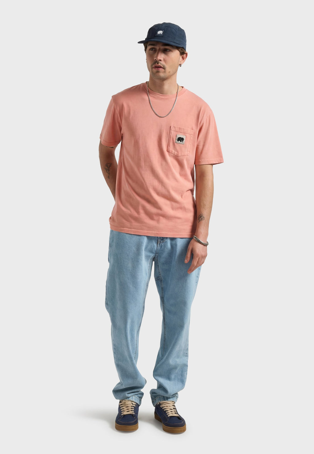TRENDSPLANT – T-Shirt Imprimé Sant Miquel Salmon Pink
