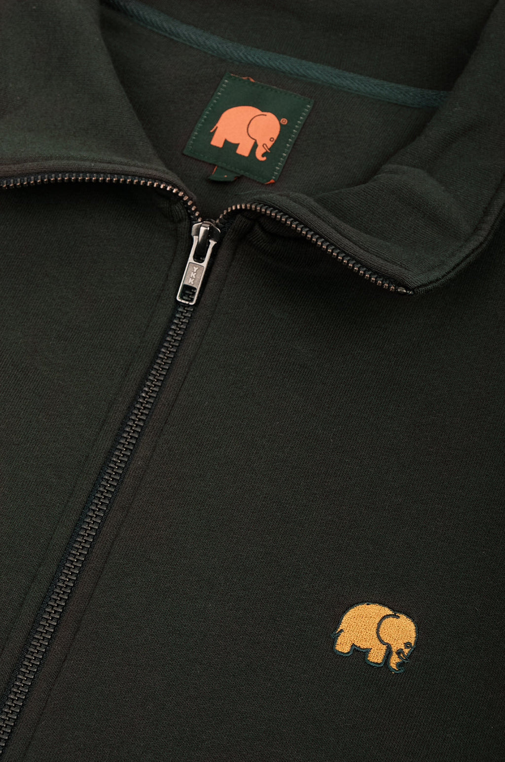 TRENDSPLANT – Sweatshirt Zippé Organic Essential Scarab Green