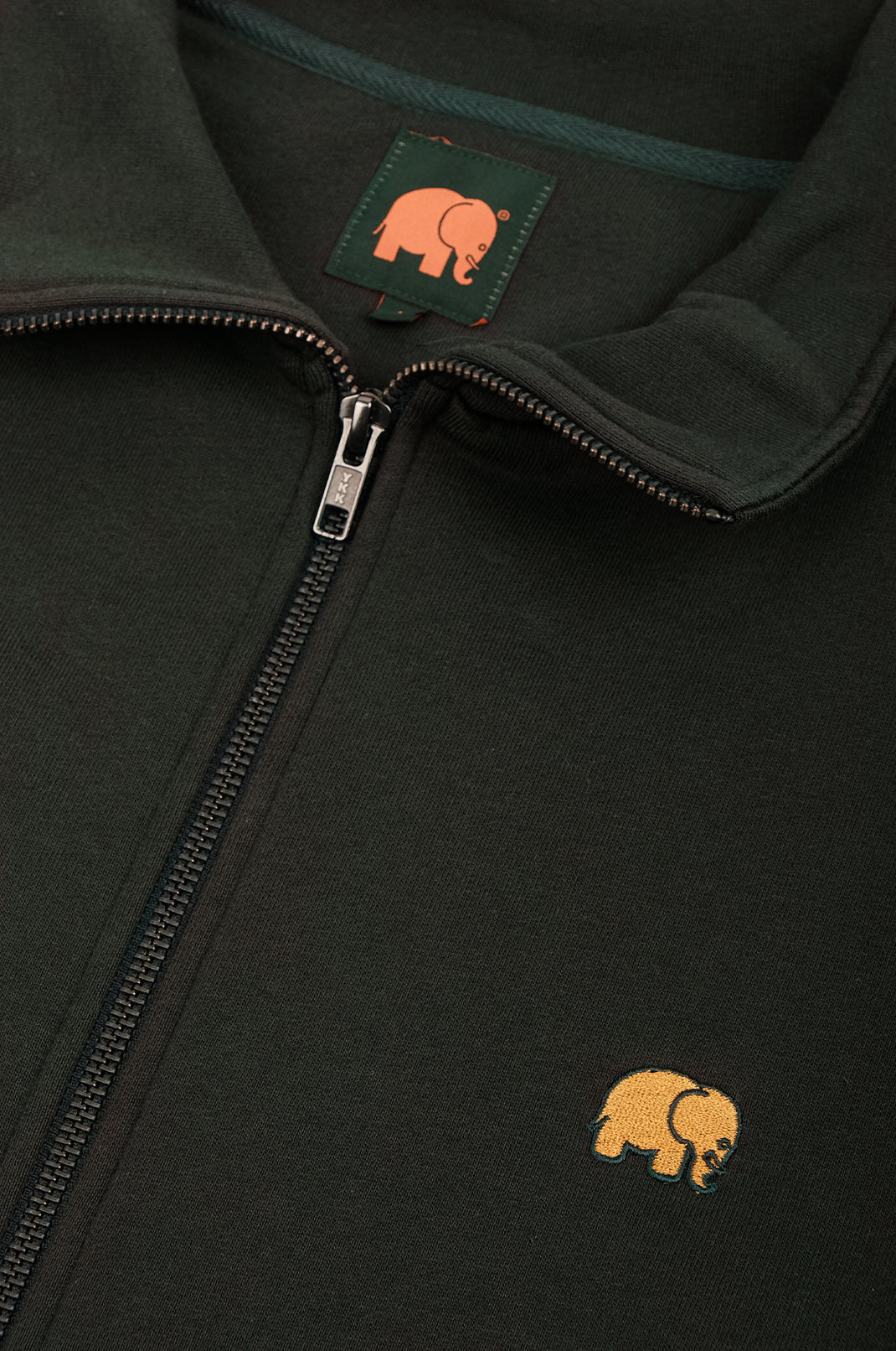 TRENDSPLANT – Sweatshirt Zippé Organic Essential Scarab Green