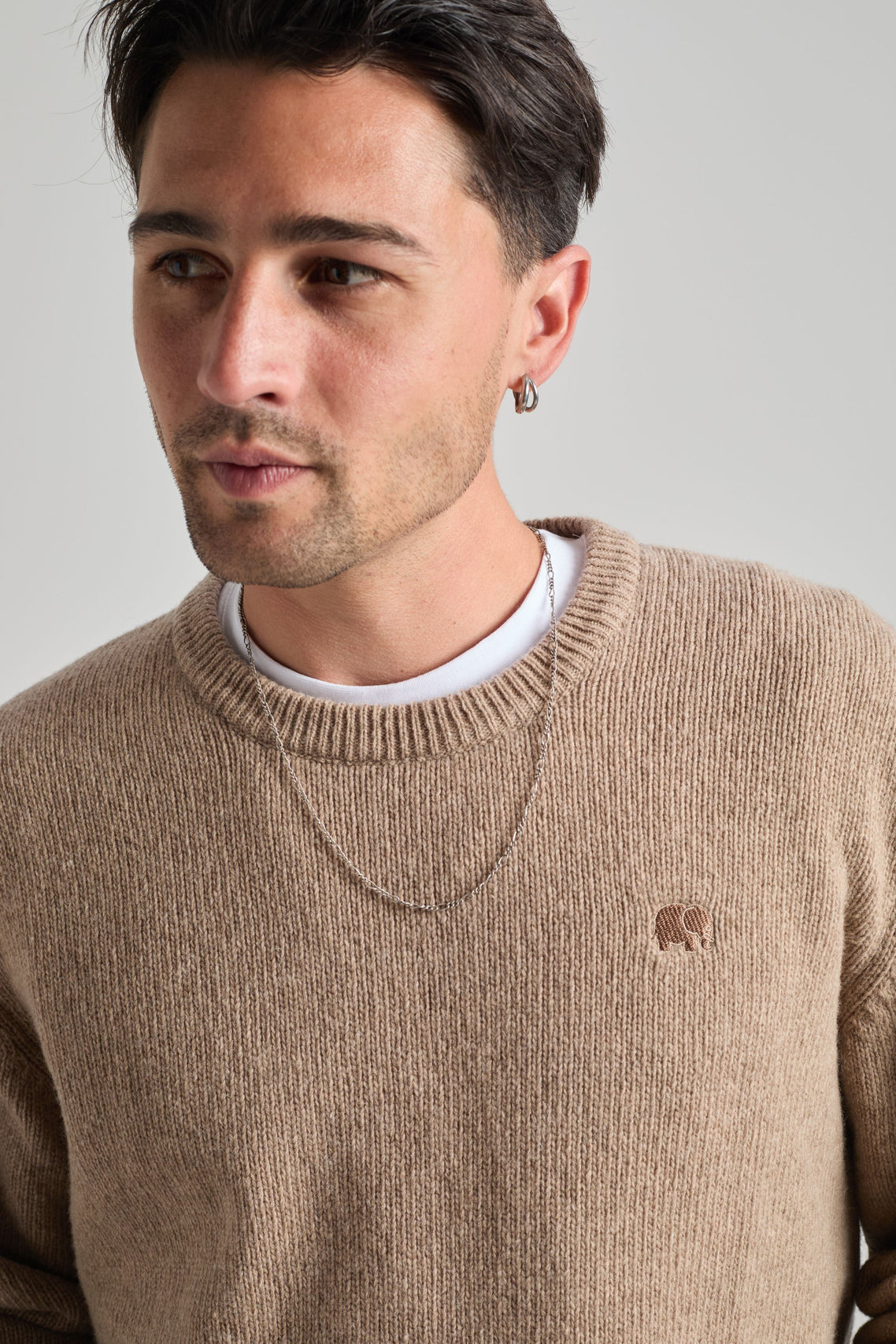 TRENDSPLANT – Pull en Maille Sella Knit Nomad Brown