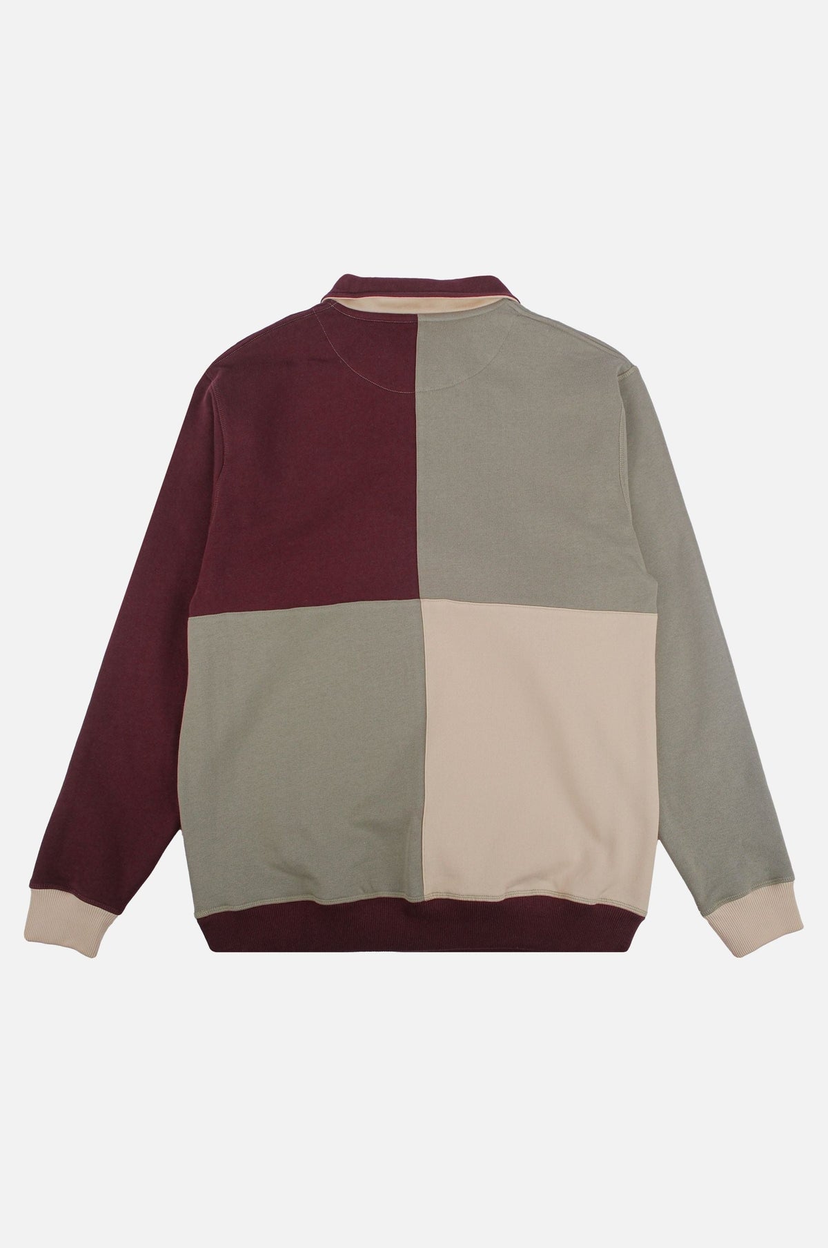 TRENDSPLANT – Sweatshirt Color Block Quarter Zip