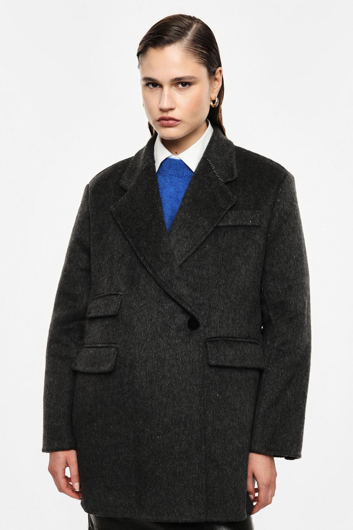 IMPERIAL - Blazer Croisé à Poche à Rabat