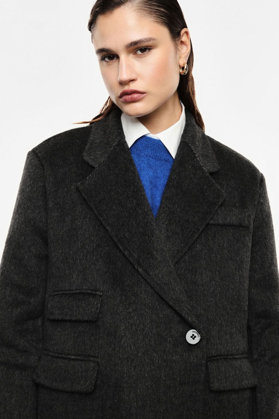 IMPERIAL - Blazer Croisé à Poche à Rabat