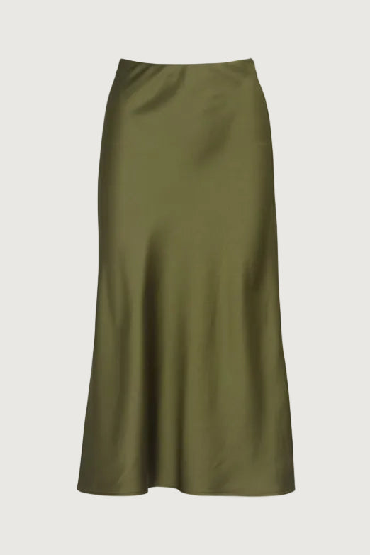 IMPERIAL – Jupe Midi Taille Haute à Coupe Evasée