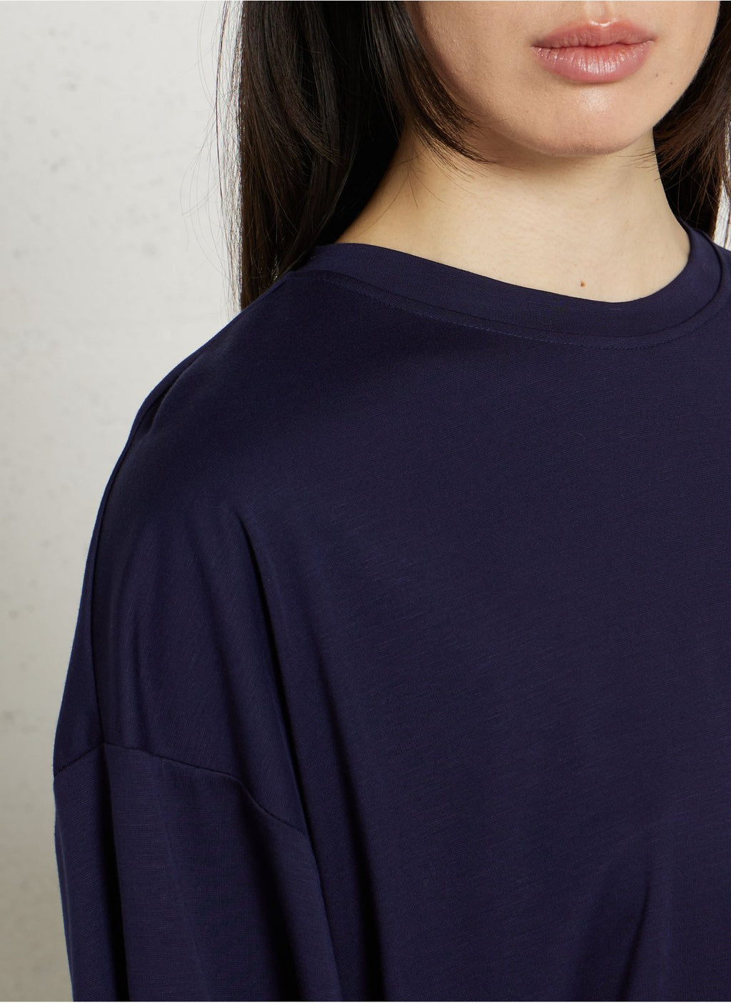 IMPERIAL – Tee-Shirt Fluide Manches Courtes Bleu Foncé