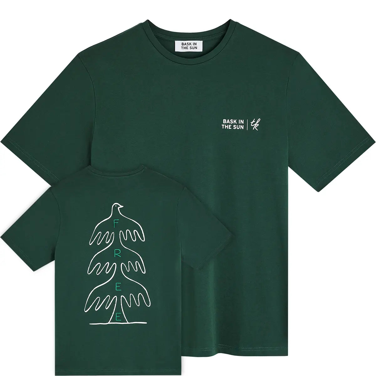 BASK IN THE SUN – T-shirt Free Forest