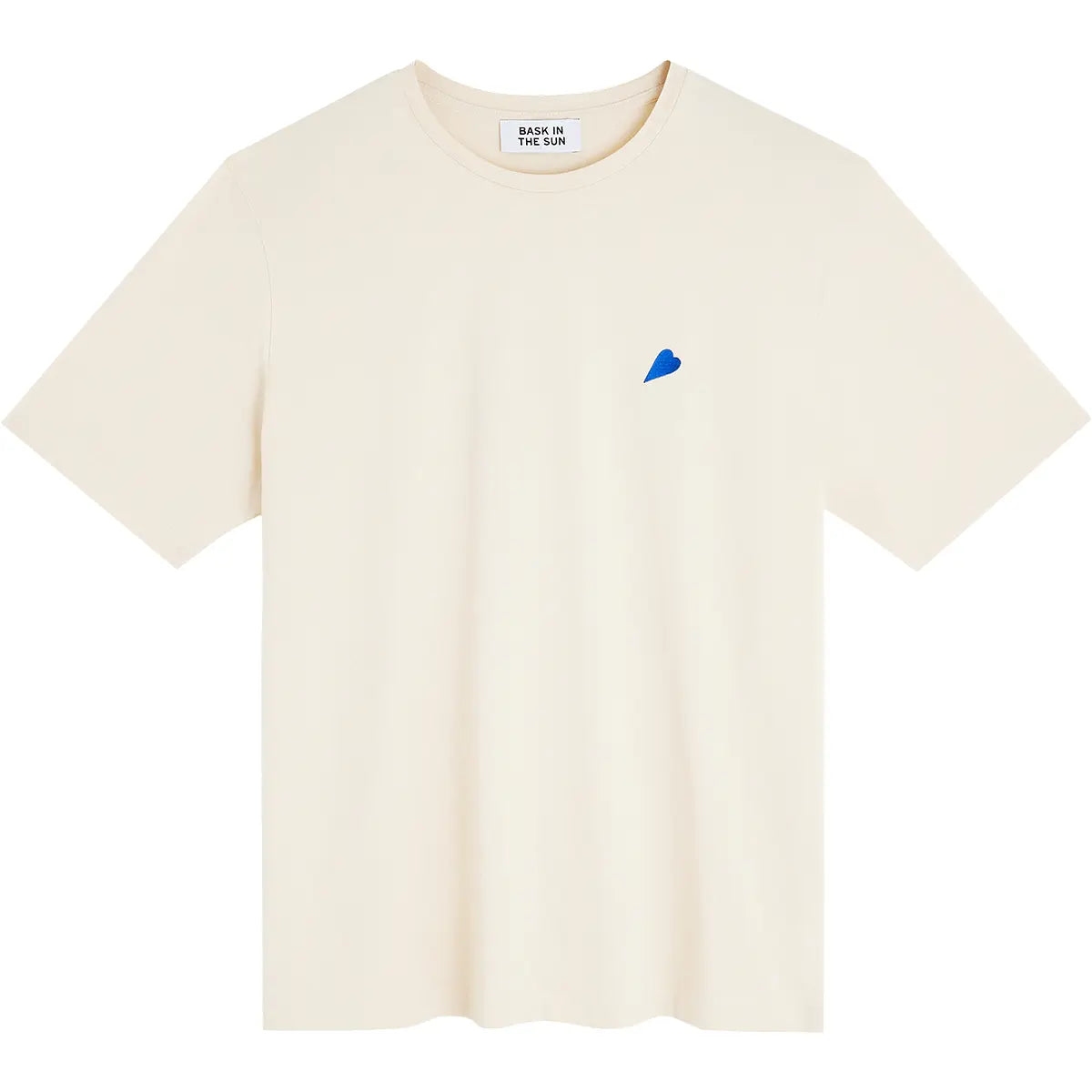 BASK IN THE SUN – T-shirt Heart Ivory