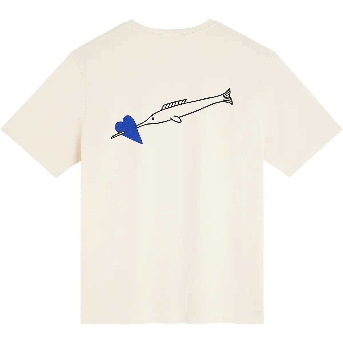BASK IN THE SUN – T-shirt Heart Ivory