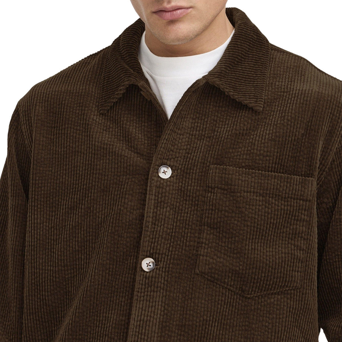 SOLID - Chemise SDingvi en Velours Côtelé