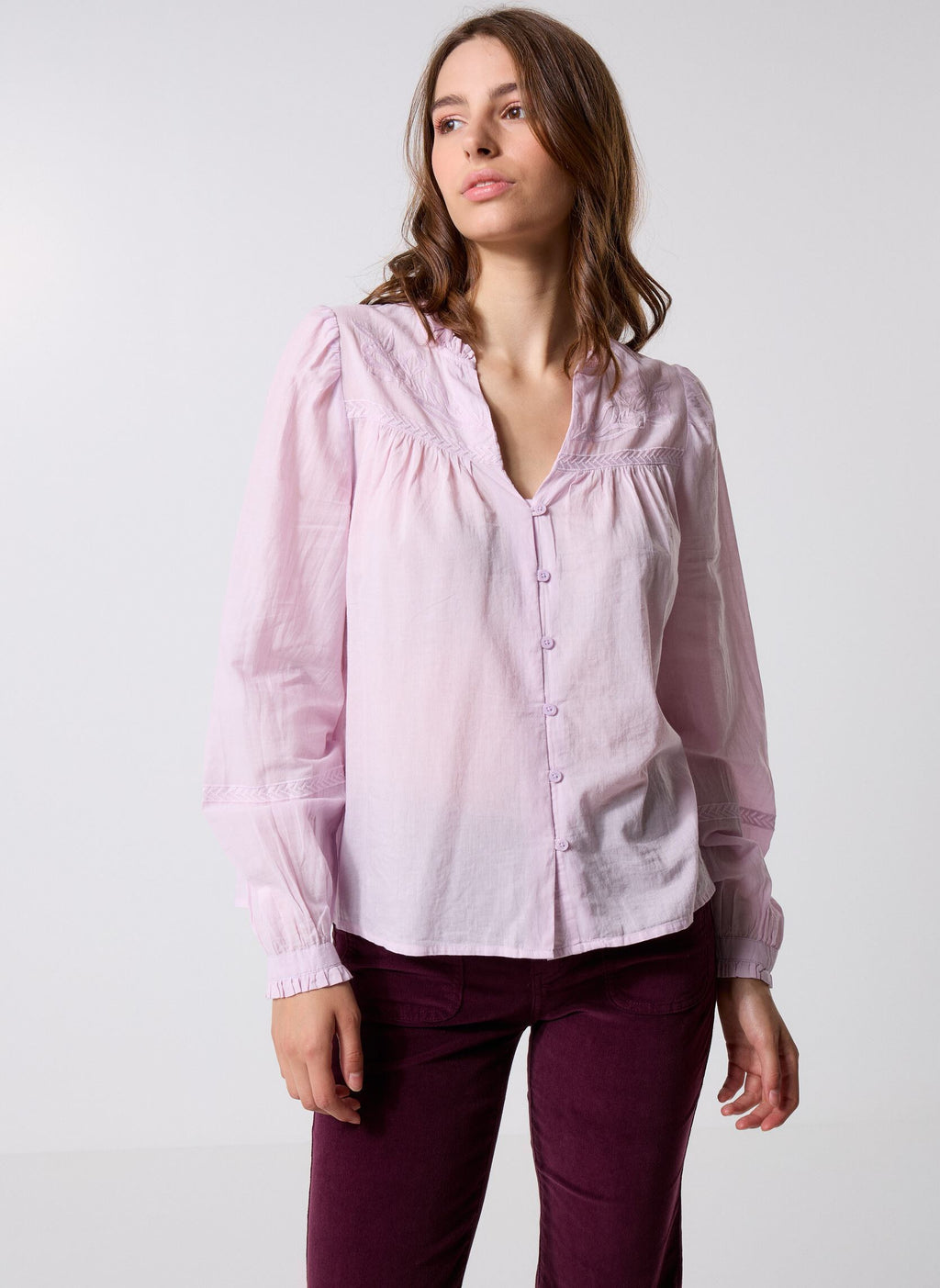 LA PETITE ÉTOILE – Blouse Femme Bowie Rose
