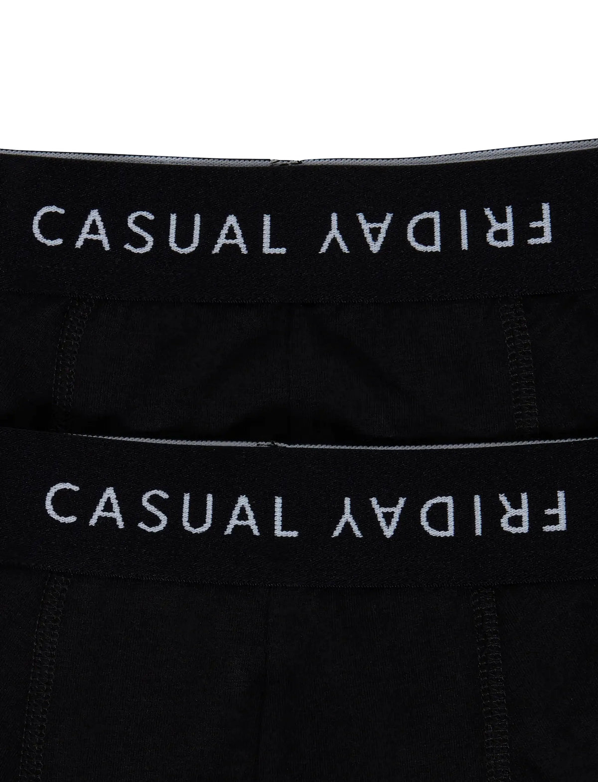 CASUAL FRIDAY – Lot de 2 Boxers Homme CFNorh Anthracite Black