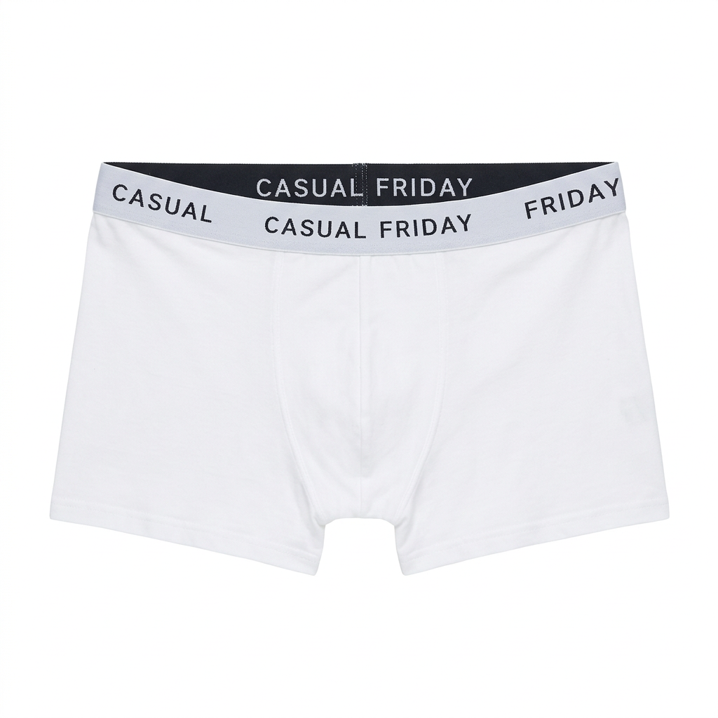 CASUAL FRIDAY – Lot de 2 boxers Homme CFNorh Bright White