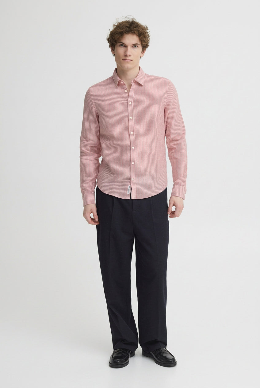 CASUAL FRIDAY – Chemise Homme CFEstrup LS Line Rouge