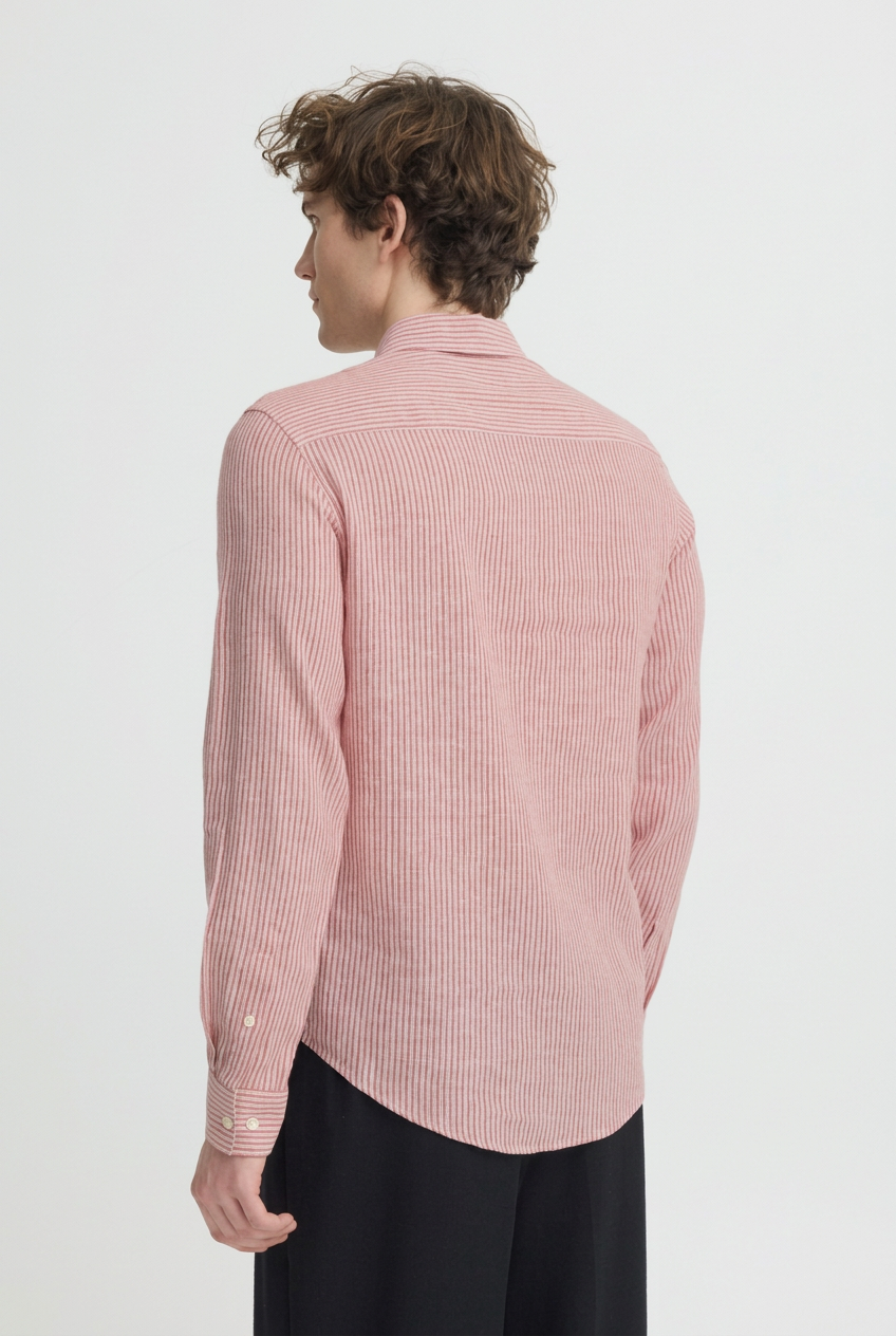 CASUAL FRIDAY – Chemise Homme CFEstrup LS Line Rouge