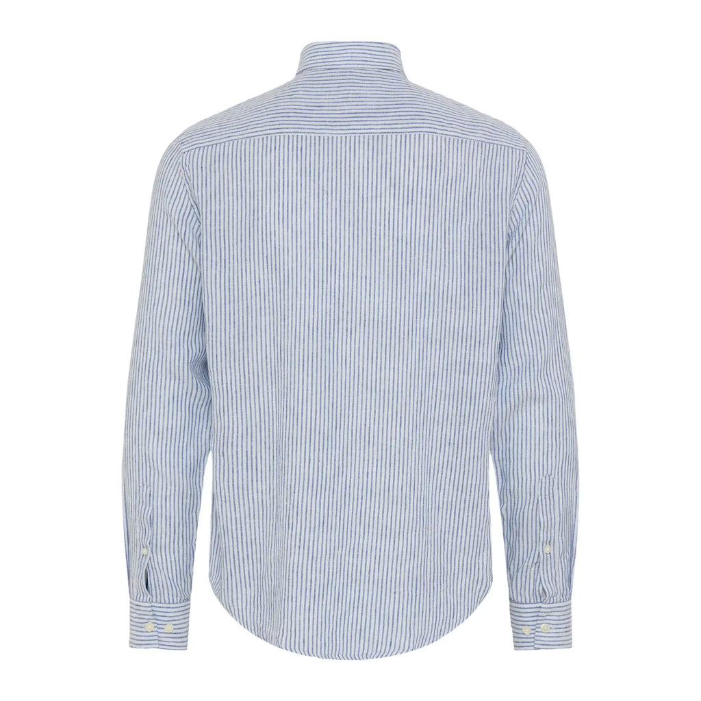 CASUAL FRIDAY – Chemise Homme CFEstrup LS Line Blue