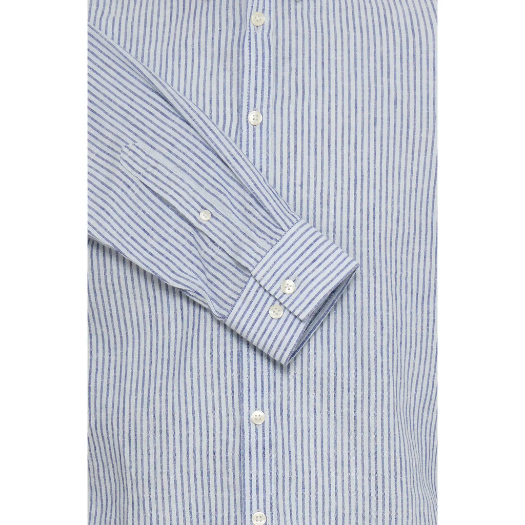 CASUAL FRIDAY – Chemise Homme CFEstrup LS Line Blue