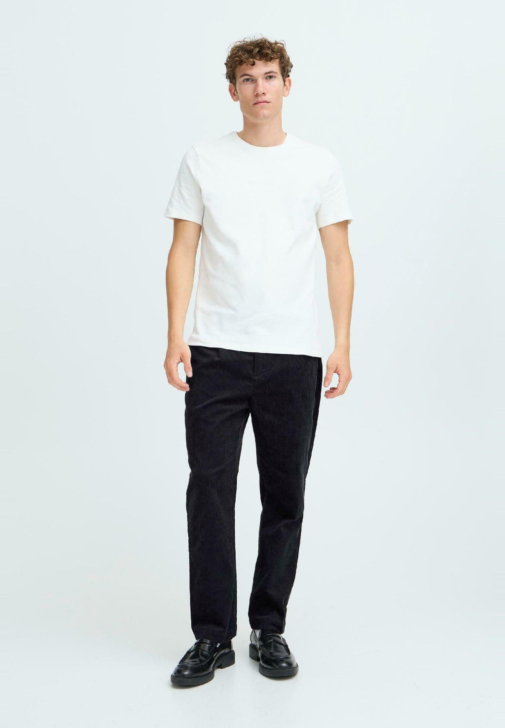CASUAL FRIDAY – Pantalon CFMarc Dark Navy en Velours Côtelé
