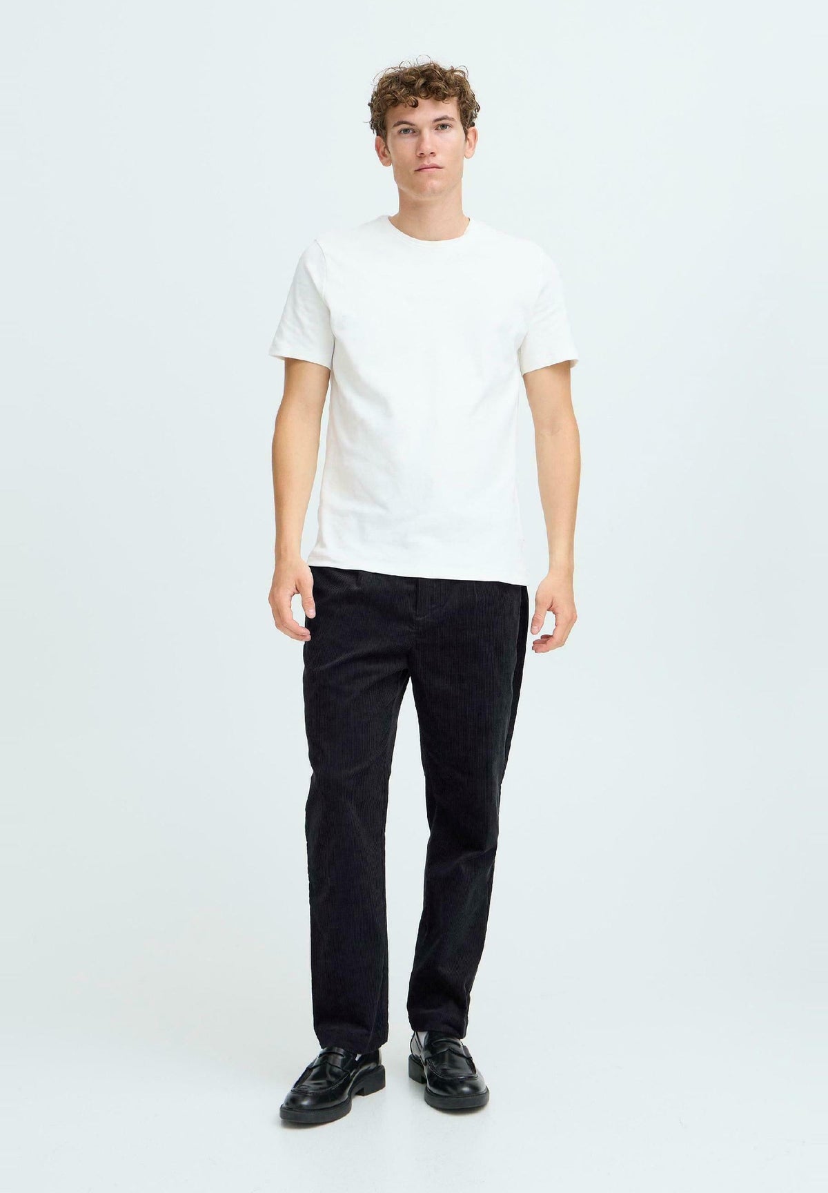 CASUAL FRIDAY – Pantalon CFMarc Dark Navy en Velours Côtelé