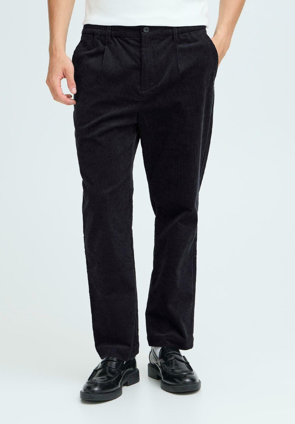 CASUAL FRIDAY – Pantalon CFMarc Dark Navy en Velours Côtelé