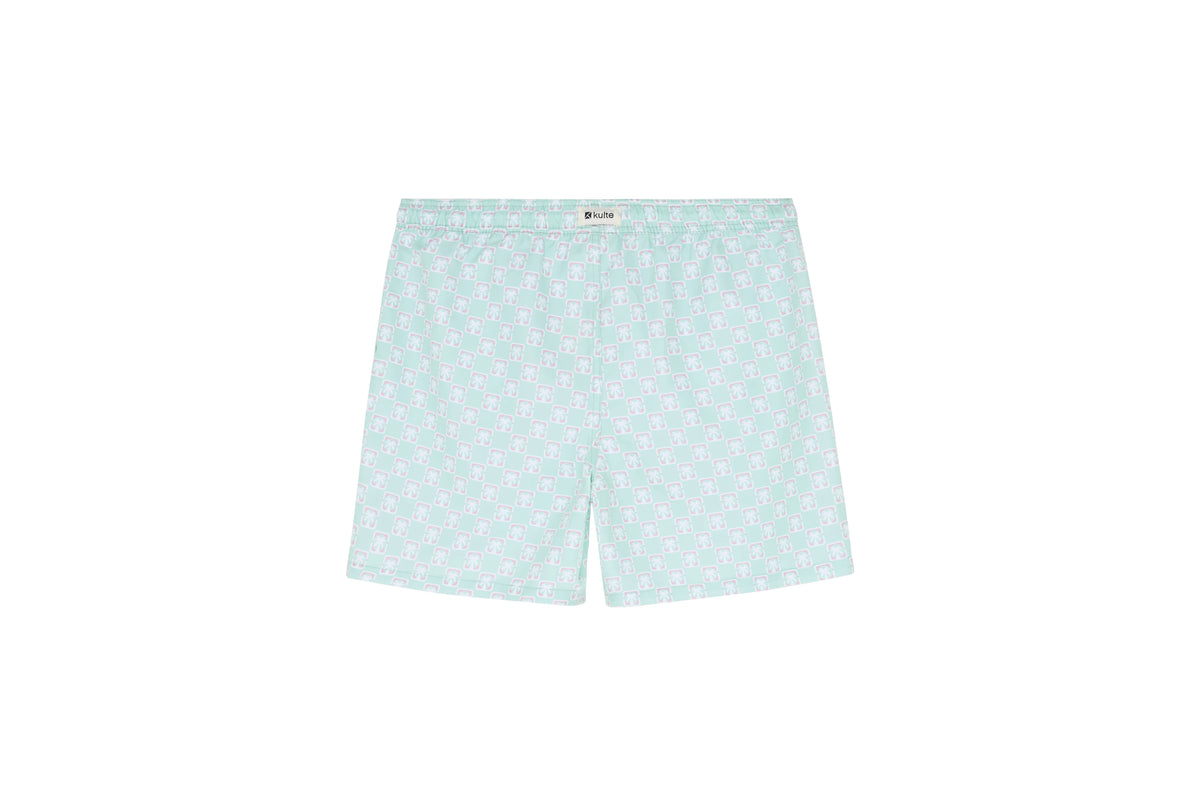 KULTE - Maillot de bain Boardshort Picto Palmier