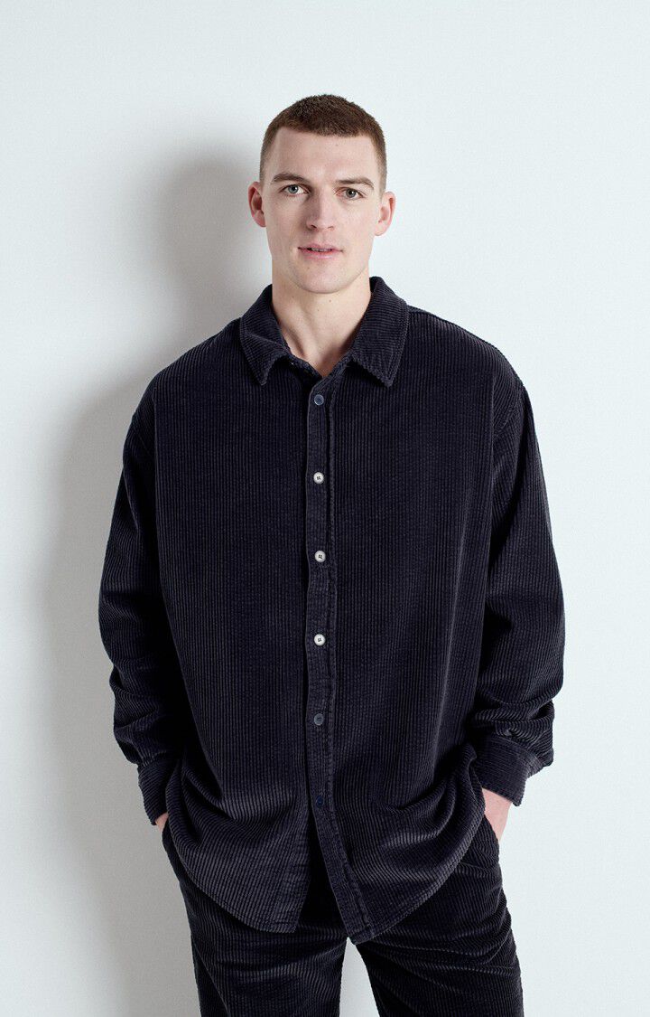 AMERICAN VINTAGE - Chemise Homme Padow Carbone