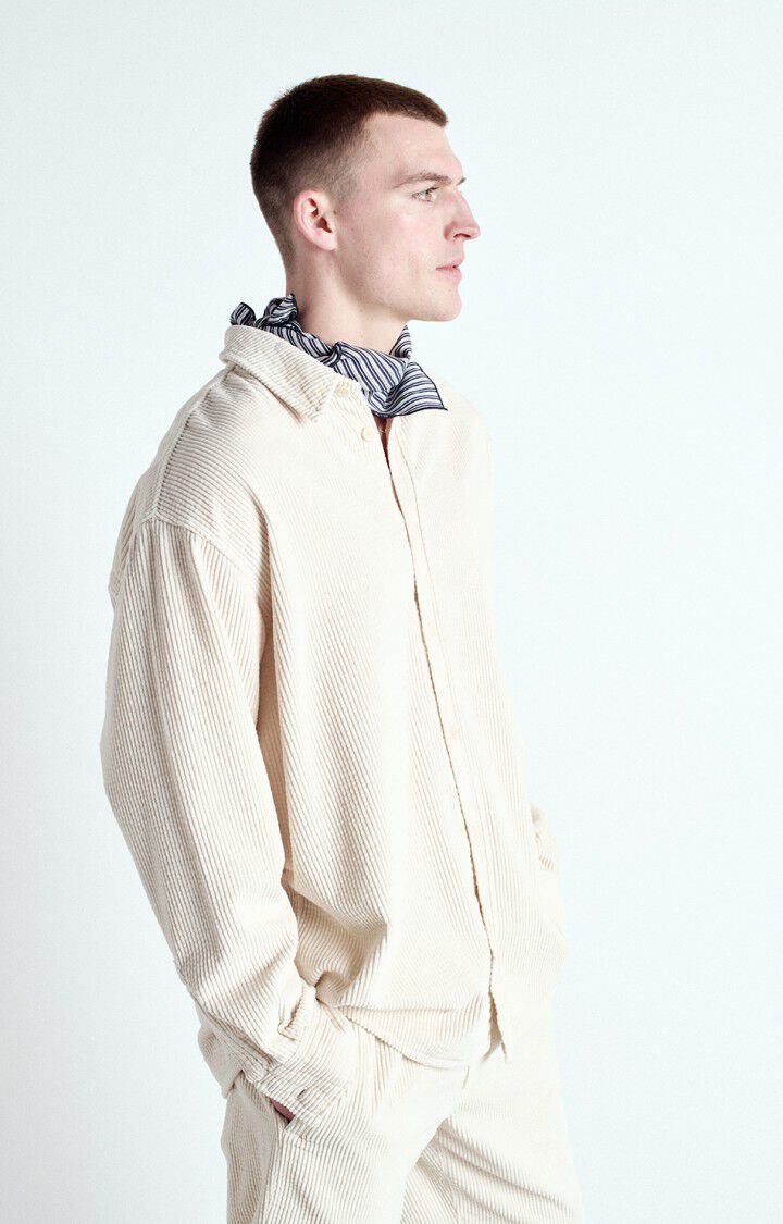 AMERICAN VINTAGE - Chemise Homme Padow Ecru