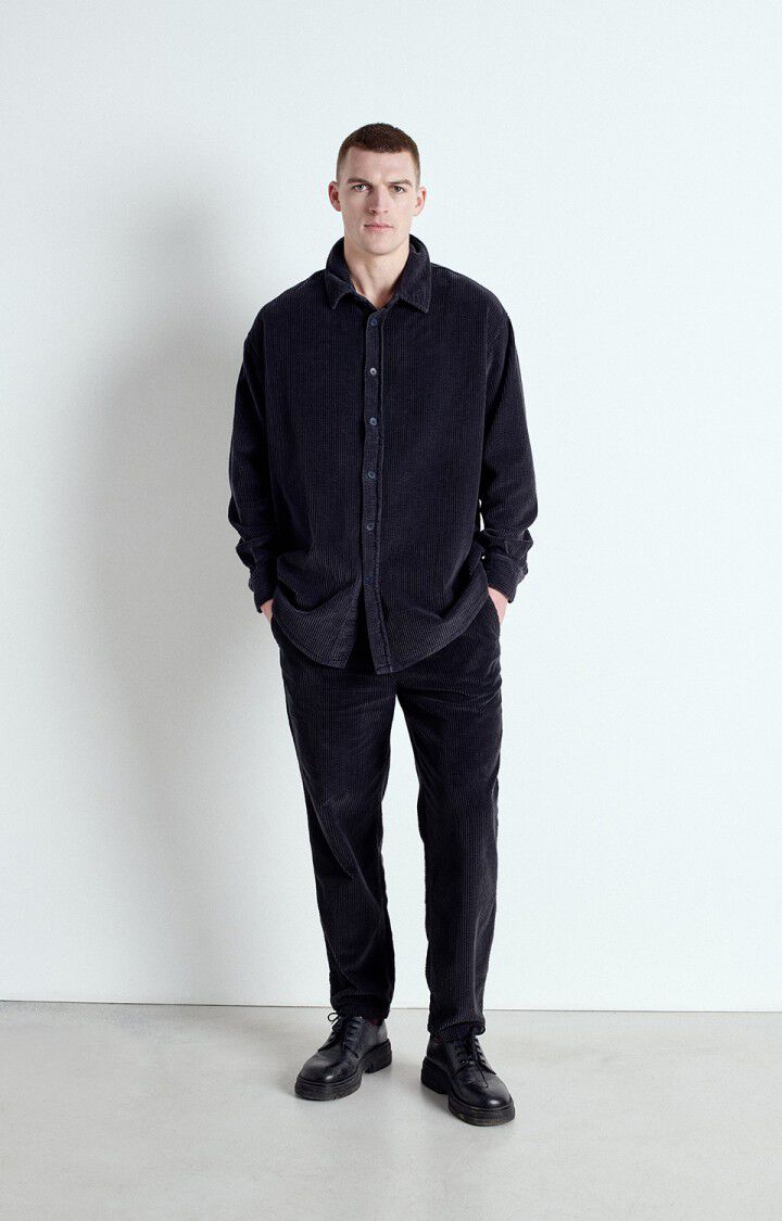 AMERICAN VINTAGE - Pantalon Homme Padow Carbone