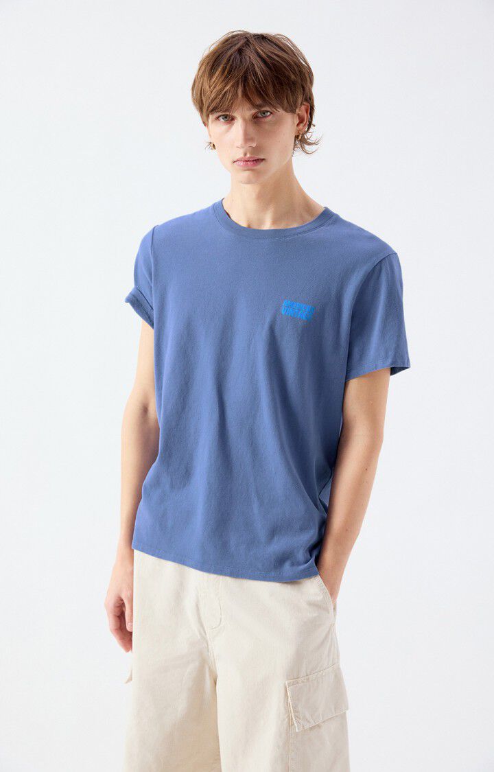 AMERICAN VINTAGE - T-shirt Homme Ykobow Azur