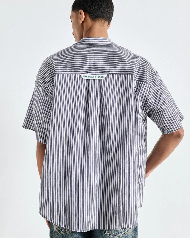 AMERICAN VINTAGE - Chemise Homme Ray Ocean