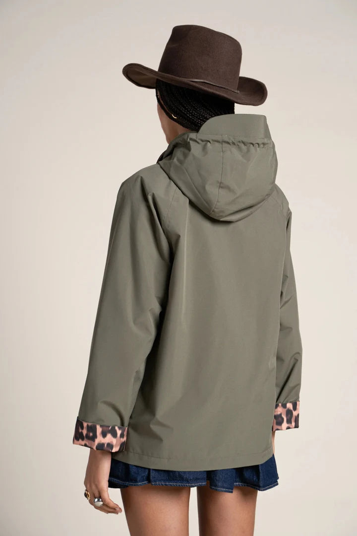 FLOTTE - Veste Archives Imperméable Kaki New Leopard