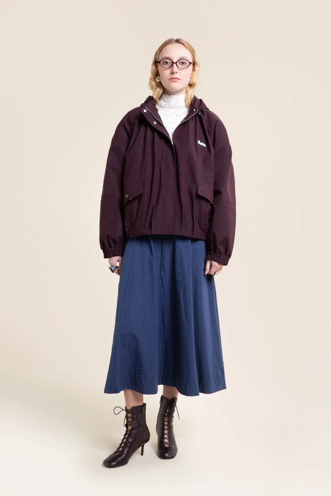 FLOTTE - Veste Garance Imperméable Cassis