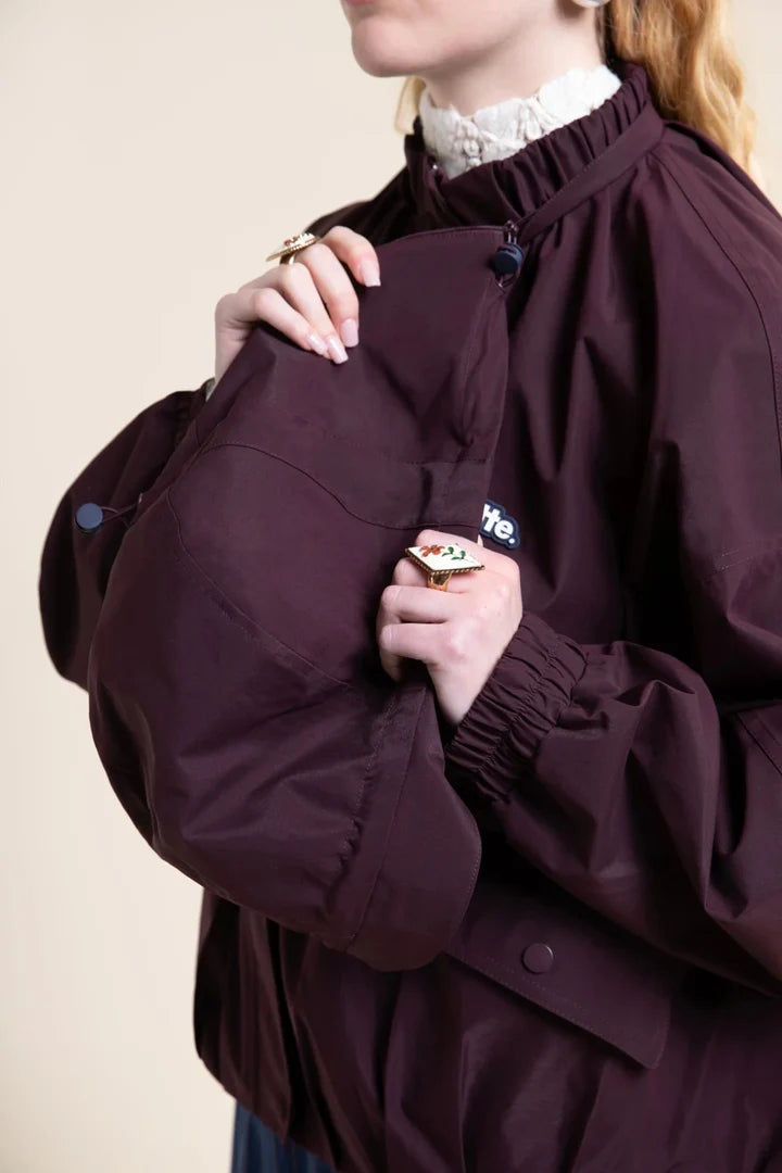 FLOTTE - Veste Garance Imperméable Cassis