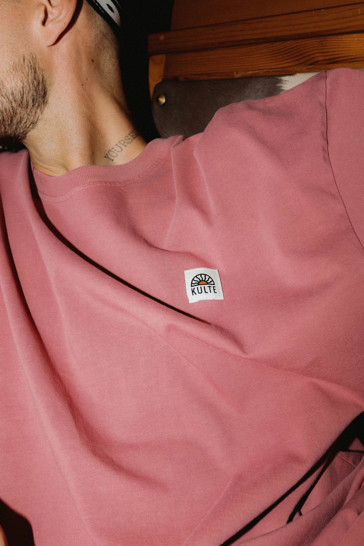 KULTE - T-Shirt Oversize Picto Brick Dusty
