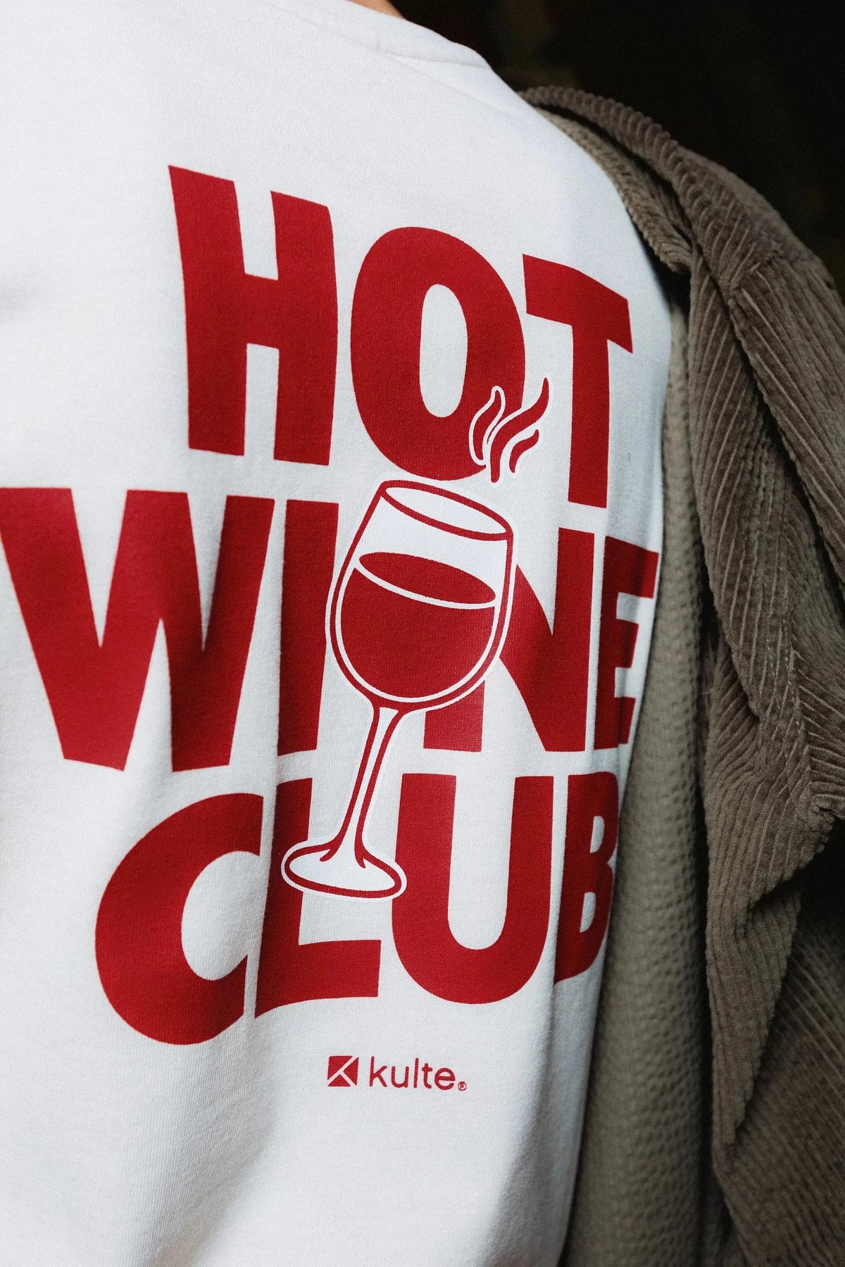 KULTE - T-Shirt Wine Club Off White Chiné