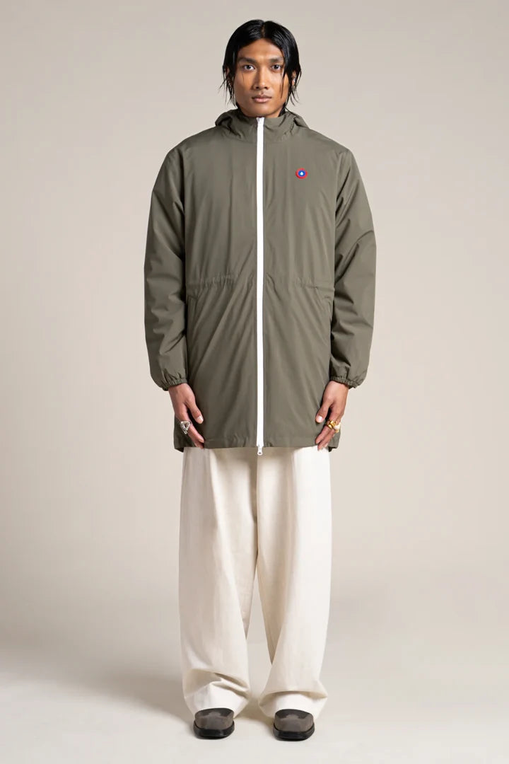 FLOTTE - Parka Pompidou Doublée Kaki