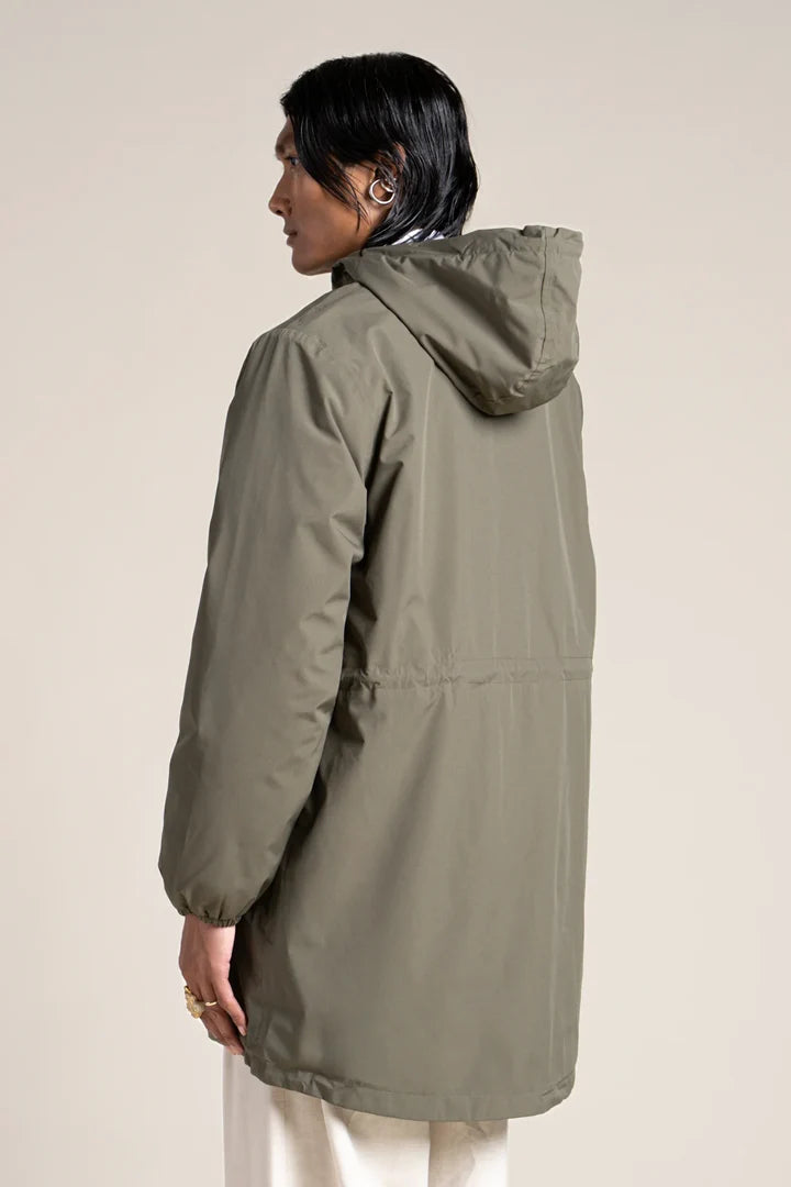 FLOTTE - Parka Pompidou Doublée Kaki
